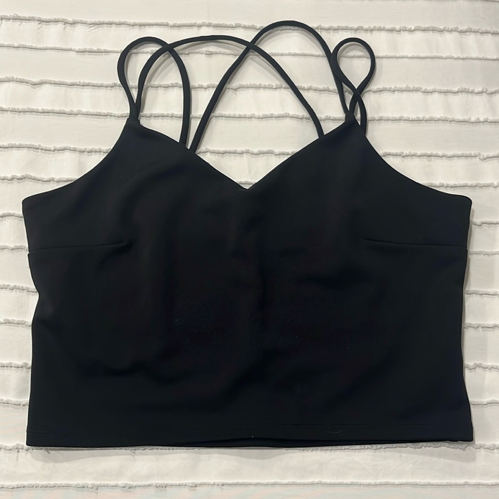 Express Cropped Criss Cross Tank